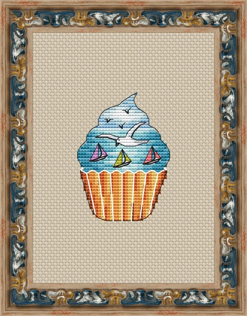 Pie. Sea Regatta - PDF Cross Stitch Pattern