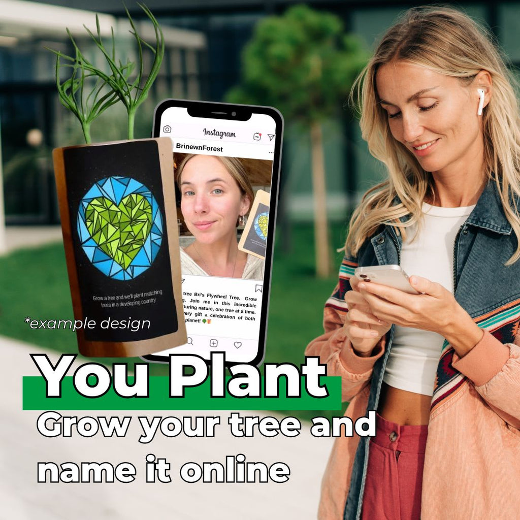 You Plant We Plant Tree Pouch, Grow a Tree and We'll Plant 500 More