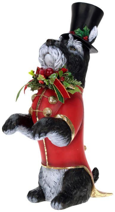 Christmas Carousel Collection - 12" Scottie Dog