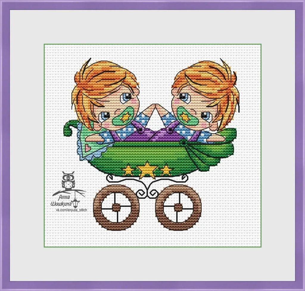 Gemini. Boys - PDF Cross Stitch Pattern