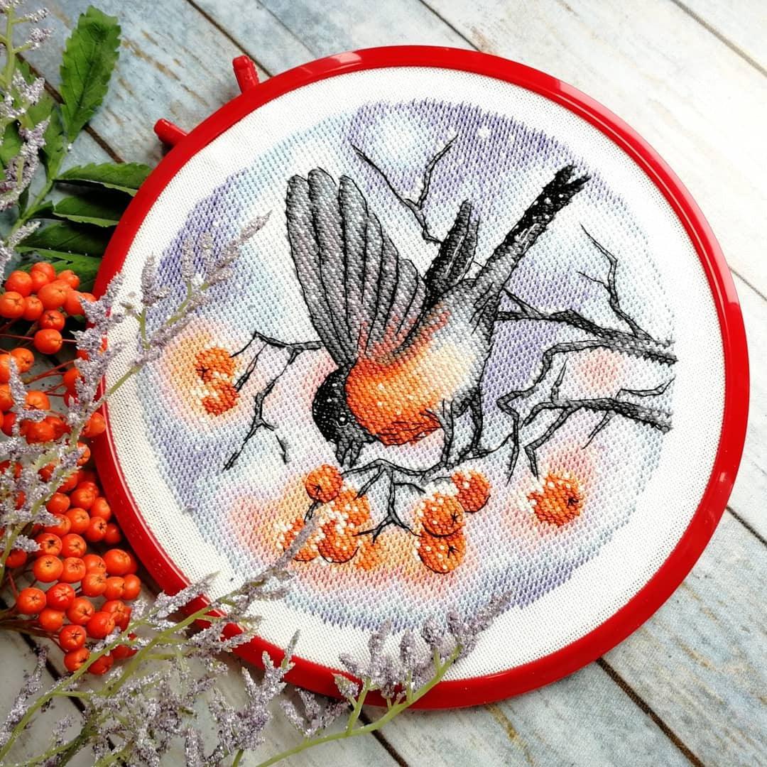 Bullfinch - PDF Cross Stitch Pattern