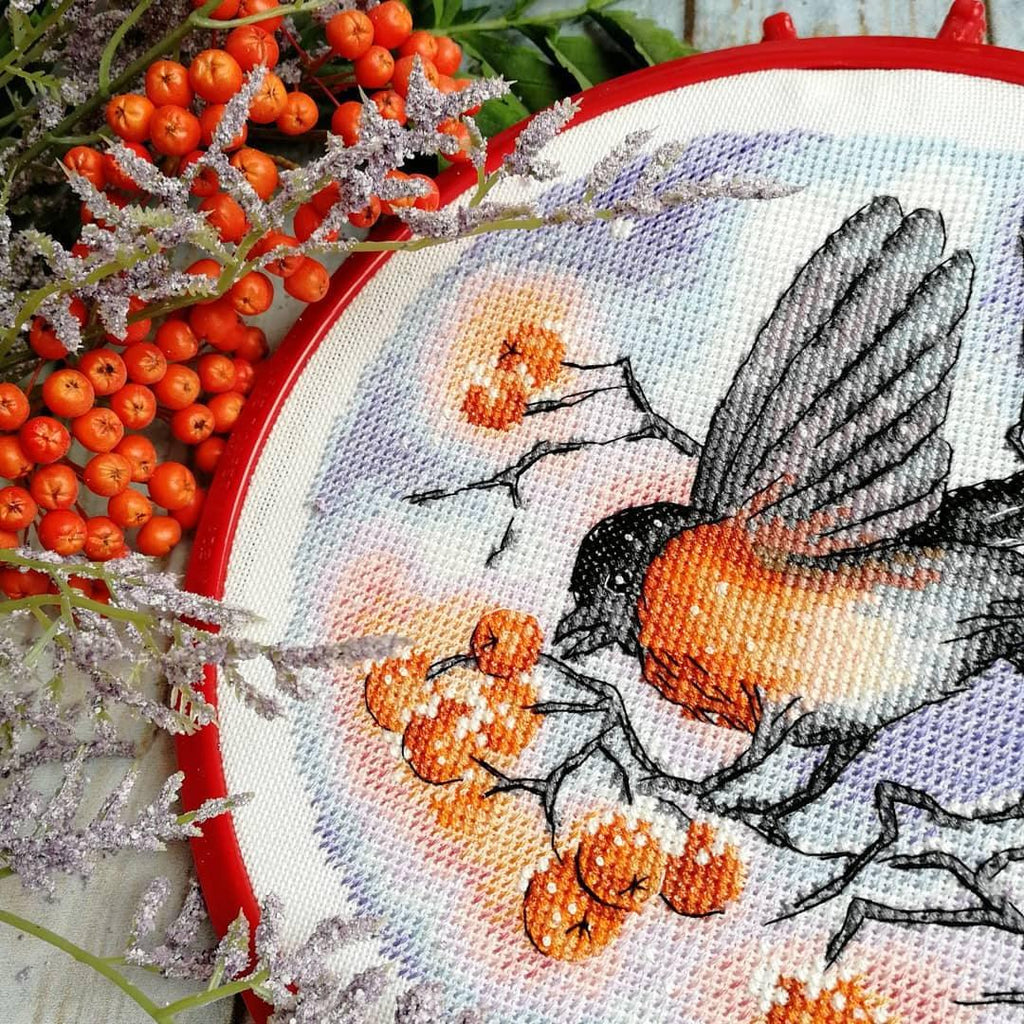 Bullfinch - PDF Cross Stitch Pattern