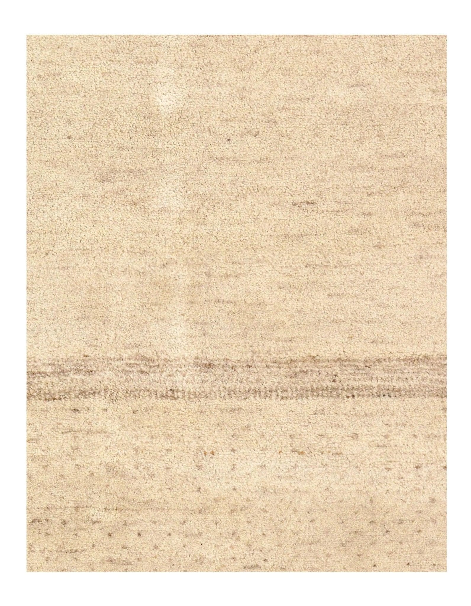 Canvello Ivory Fine Hand Knotted luribaft Gabbeh Rug - 12' X 18'