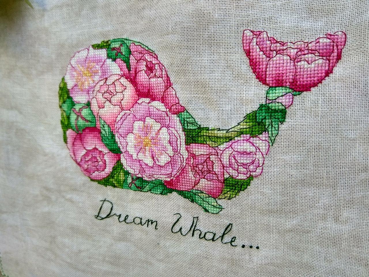 Dream Whale - PDF Cross Stitch Pattern